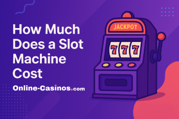 Online-Casinos.com Logo with a slot machine